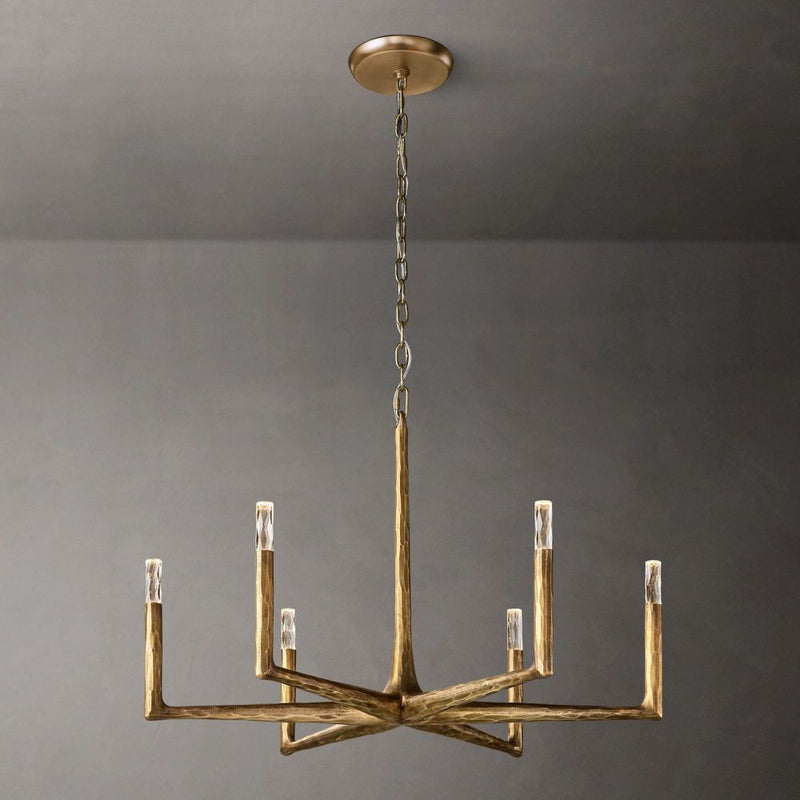 Vintage Forged Chandelier