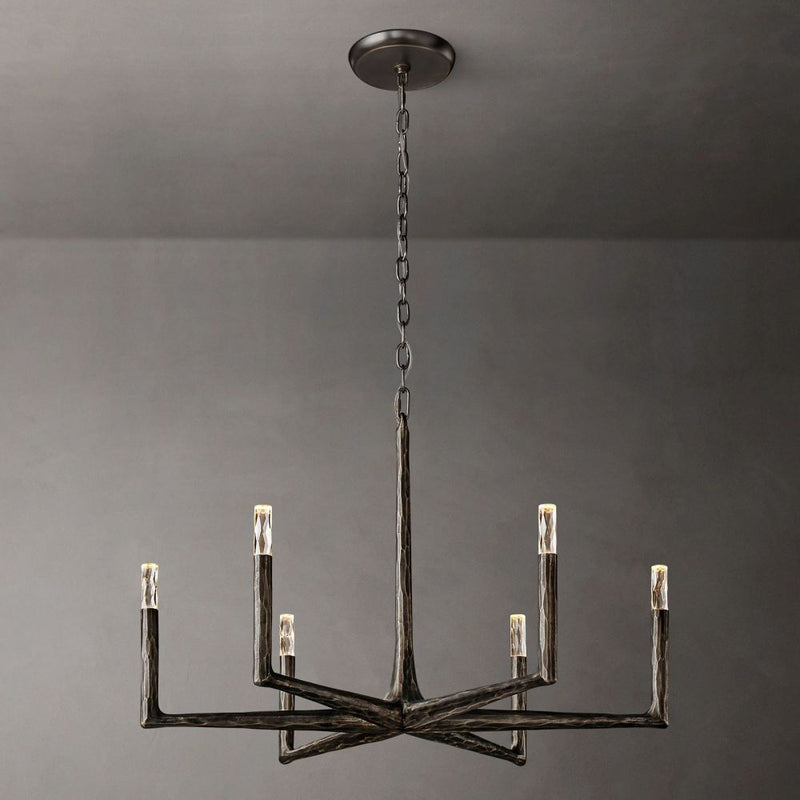 Vintage Forged Chandelier