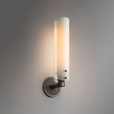Beryl Single Layer White Glass Wall Light