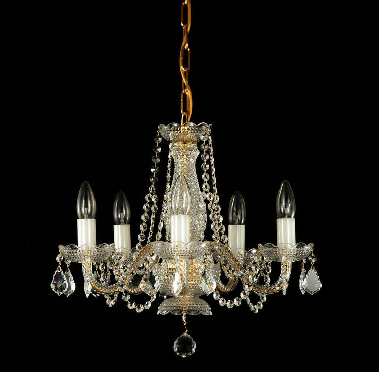 Antique Noble 5 Lights Crystal  Chandelier