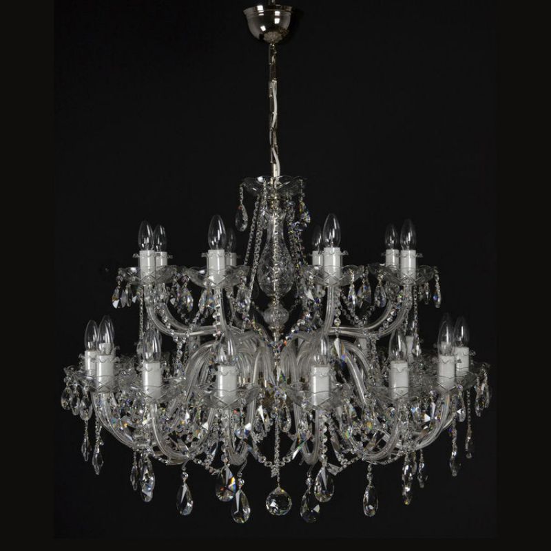 Antique Serpente 24 Lights Crystal  Chandelier