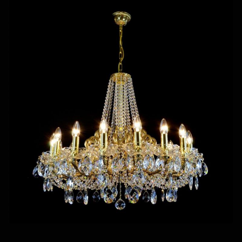 Antique Taurus 16 Lights  Crystal  Chandelier