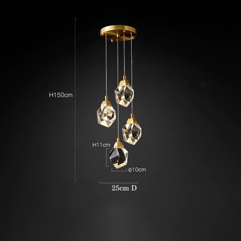 Nicole Crystal Multi-Lights Pendant