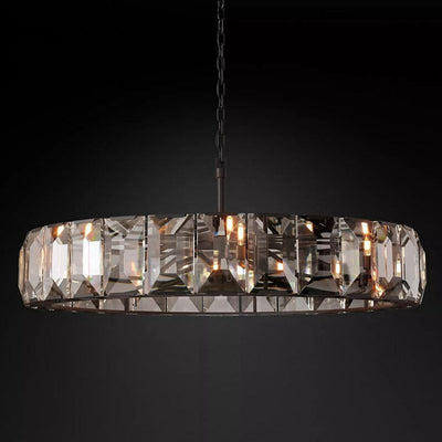 Hewson Multicurve Crystal Round Chandelier 60“