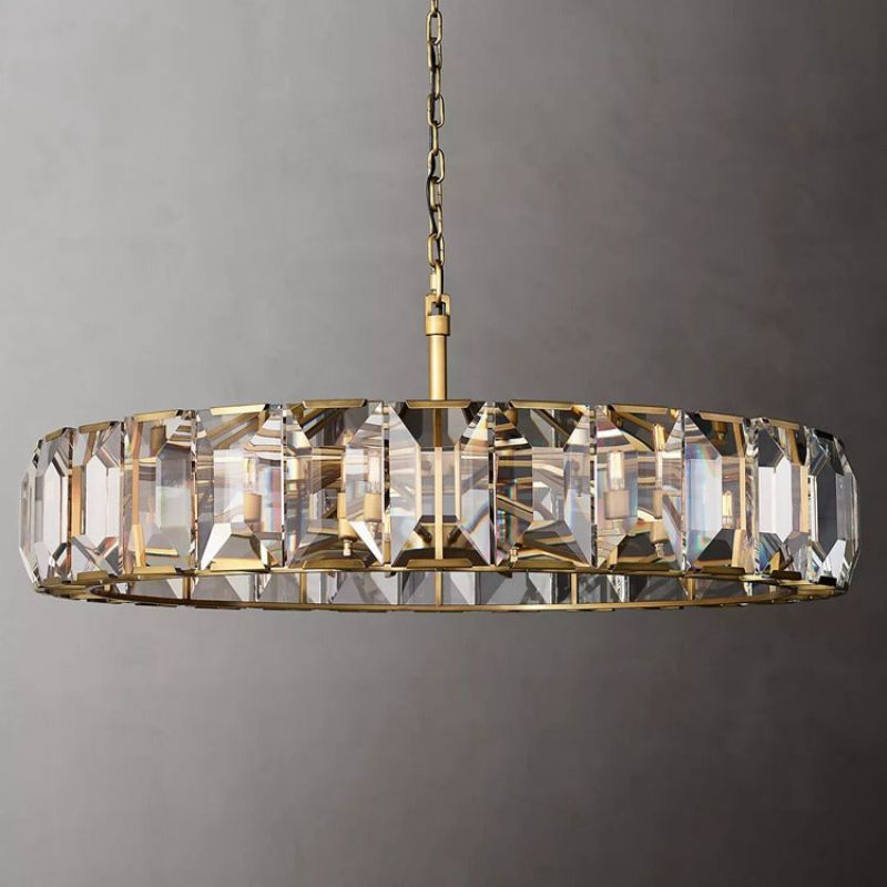 Hewson Multicurve Crystal Round Chandelier 60“