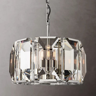 Hewson Multicurve Crystal Round Chandelier 19“