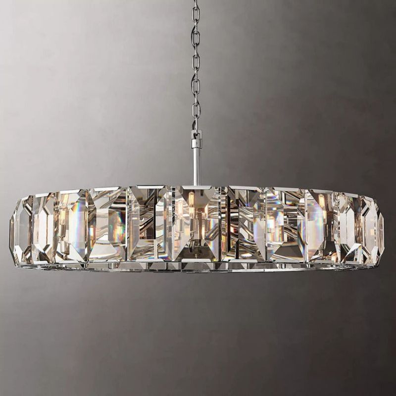 Hewson Multicurve Crystal Round Chandelier 60“