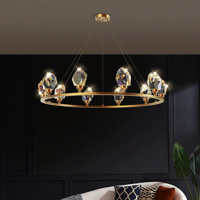 Nicole Crystal Round Chandelier