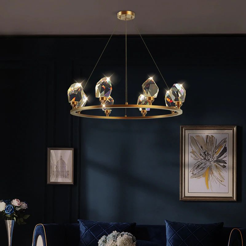 Nicole Crystal Round Chandelier