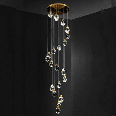 Nicole Crystal Staircase Chandelier