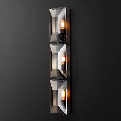 Hewson Multicurve Crystal Triple Wall Sconce