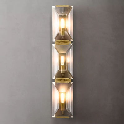 Hewson Multicurve Crystal Triple Wall Sconce