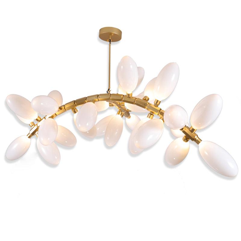 Escamoles Linear Grape Chandelier 57" L