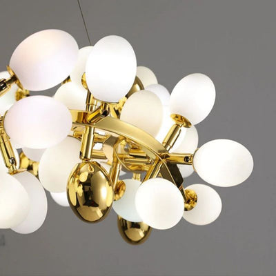 Escamoles  Modern Grape Round Chandelier