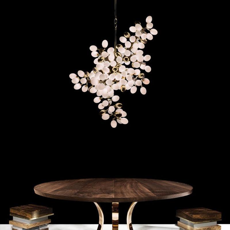 Escamoles Vertical Grape Chandelier