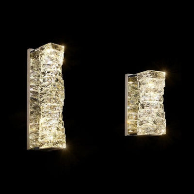 Irregular Crystal Block Wall Sconce