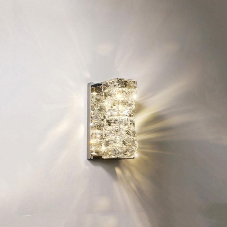 Irregular Crystal Block Wall Sconce