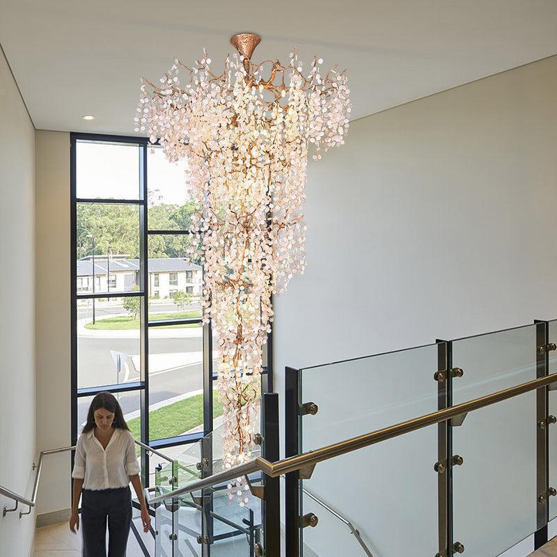 Lorna 2 Story Foyer Large Branch Chandelier