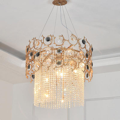 Lorna Crown Modern Crystal Chandelier