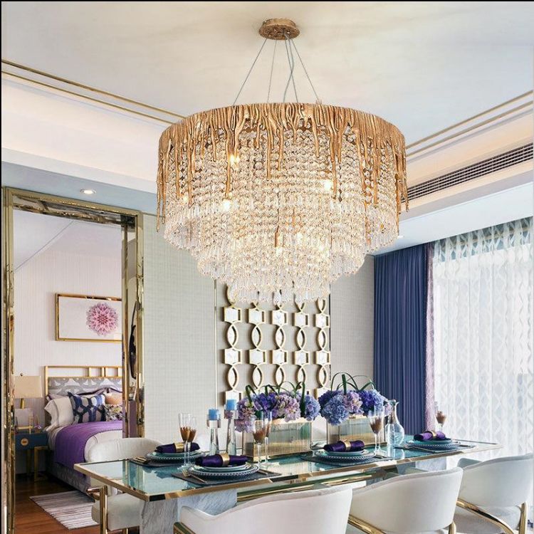 Lorna Crystal Cascade Chandelier