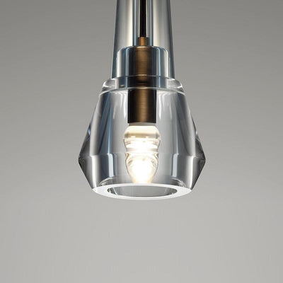 Microphone Lead Crystal Pendant Light