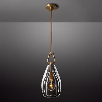 Nancy Oval Pendant 6''