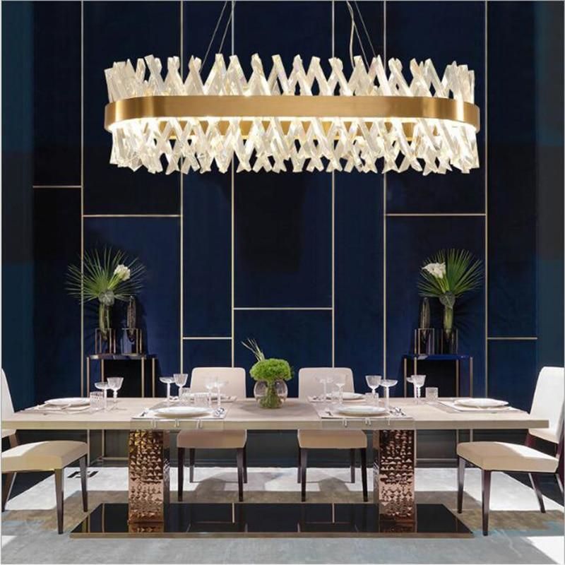 Monix Oval Crystal Chandelier