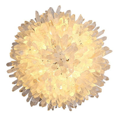 Primary Crystal Cluster Wall Sconce