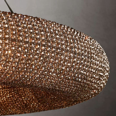 Lora Crystal Round Chandelier 41"