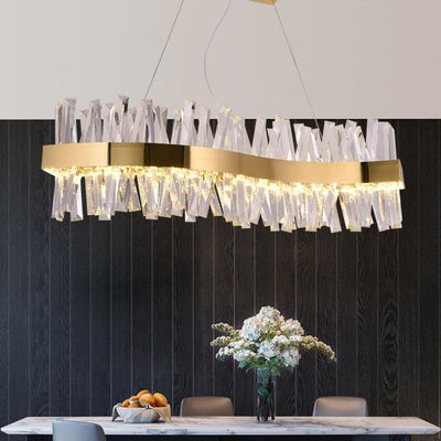 Monix Wave Crystal Chandelier