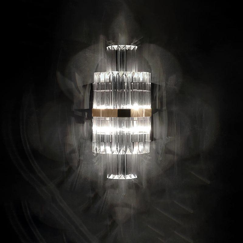 Yilia Corridors Crystal Wall Sconce 12.2"L