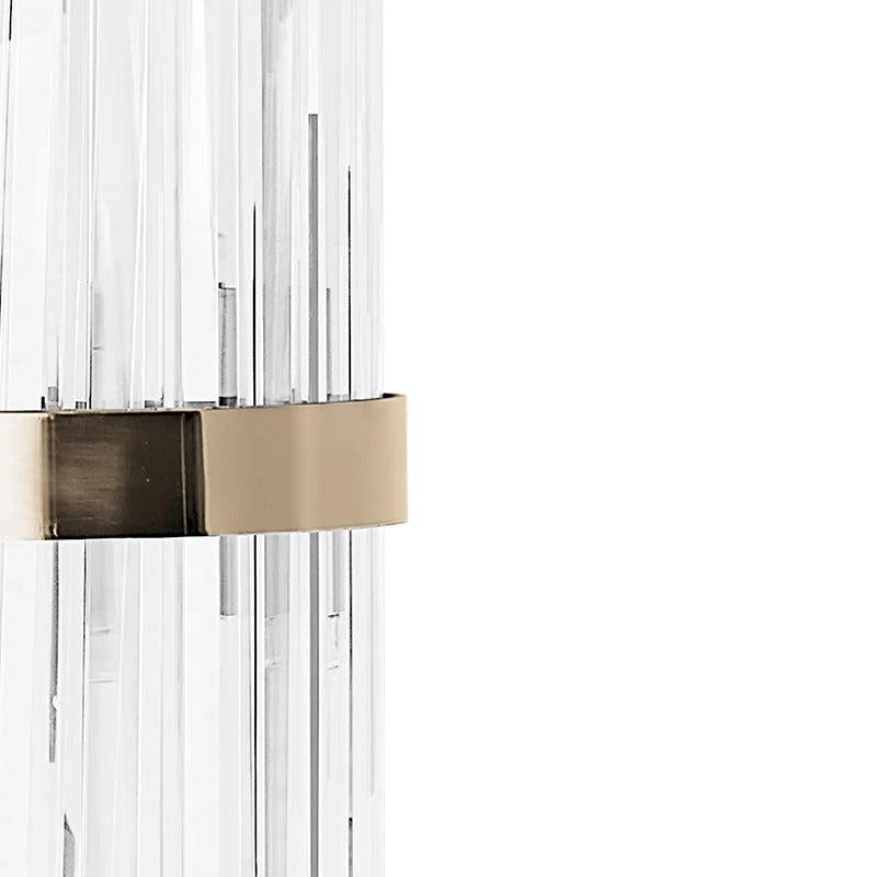 Yilia Luxury Crystal Pendant Light 12.2" D, Small Pendant Light