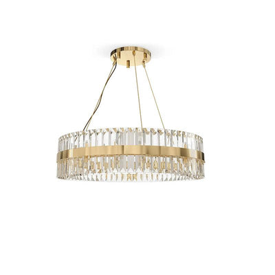 Yilia Round Crystal Chandelier 31.5"D