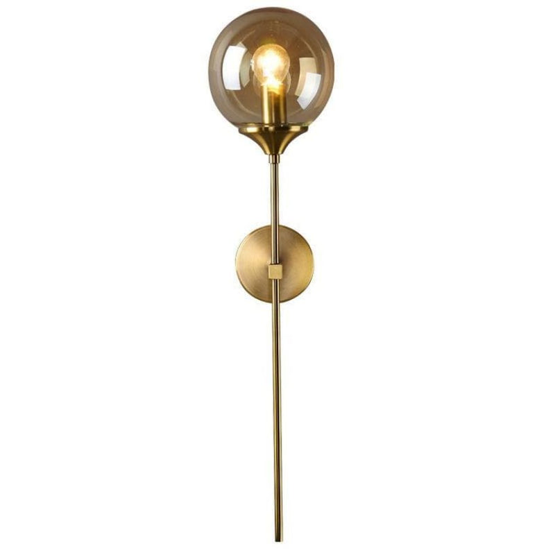 karen Post-modern strip brass ball sconce