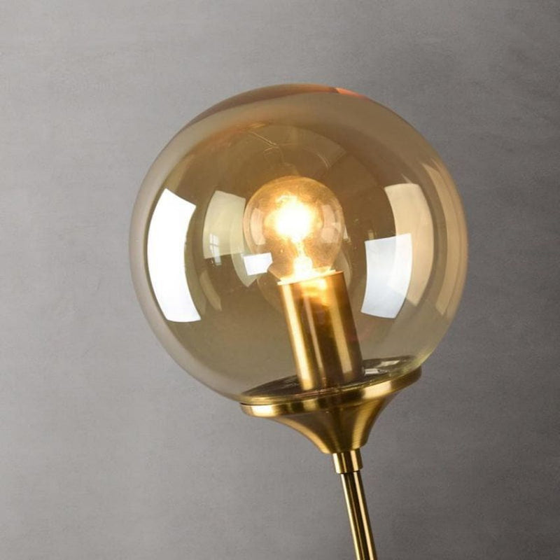 karen Post-modern strip brass ball sconce